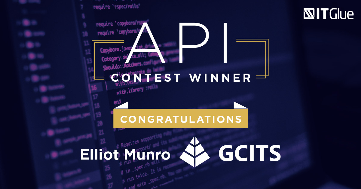 IT Glue API Contest Winner Announced